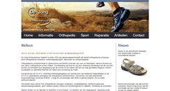 Desktop Screenshot of dejongschoenservice.nl